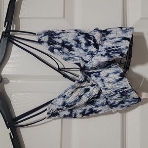 Pink M blue tye dye bralette